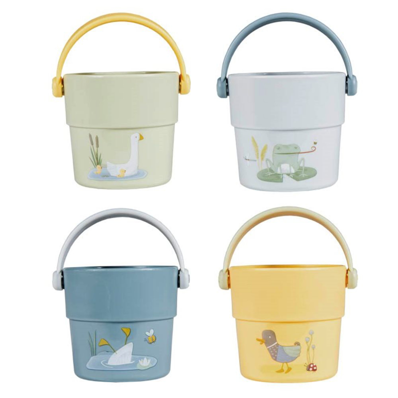 Little Dutch bicchieri bagnetto impilabili set 4 pezzi con fori