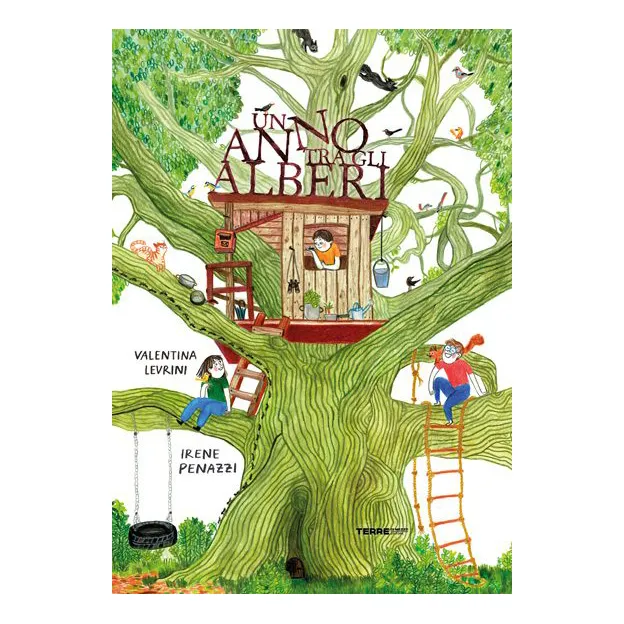 Terre di Mezzo Un anno tra gli alberi libro illustrato 3-6 anni