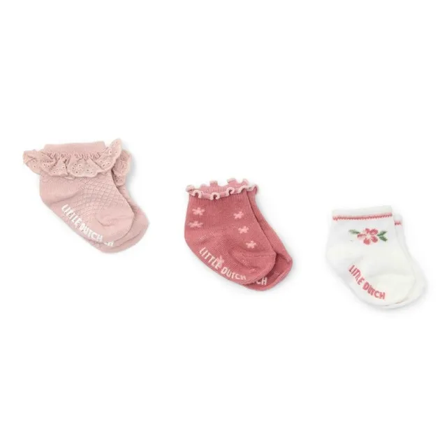 Little Dutch Fairy Garden calzini neonato 3 paia 0-3 mesi cotone