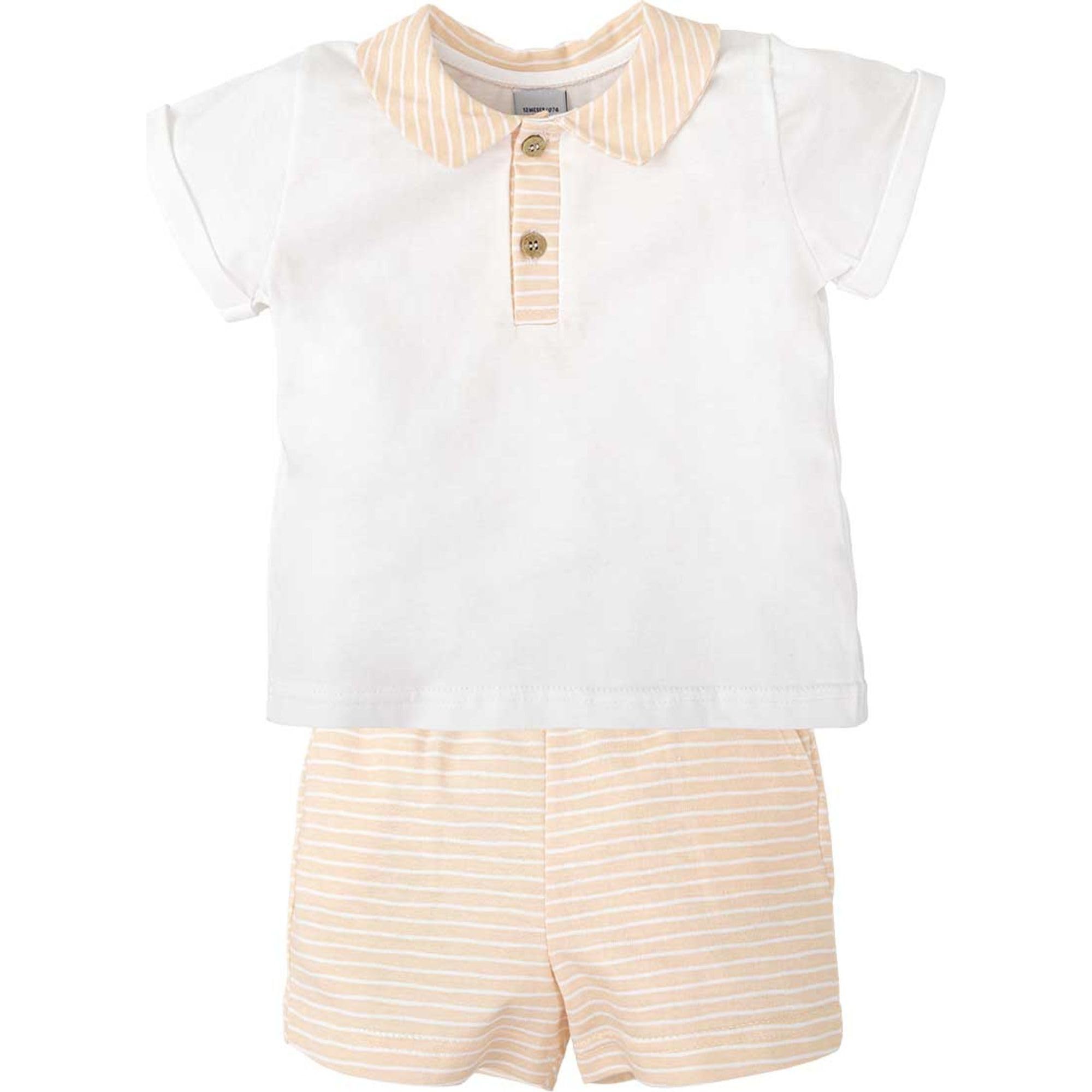 Babidu completino maglietta righe bambino 2 anni cotone