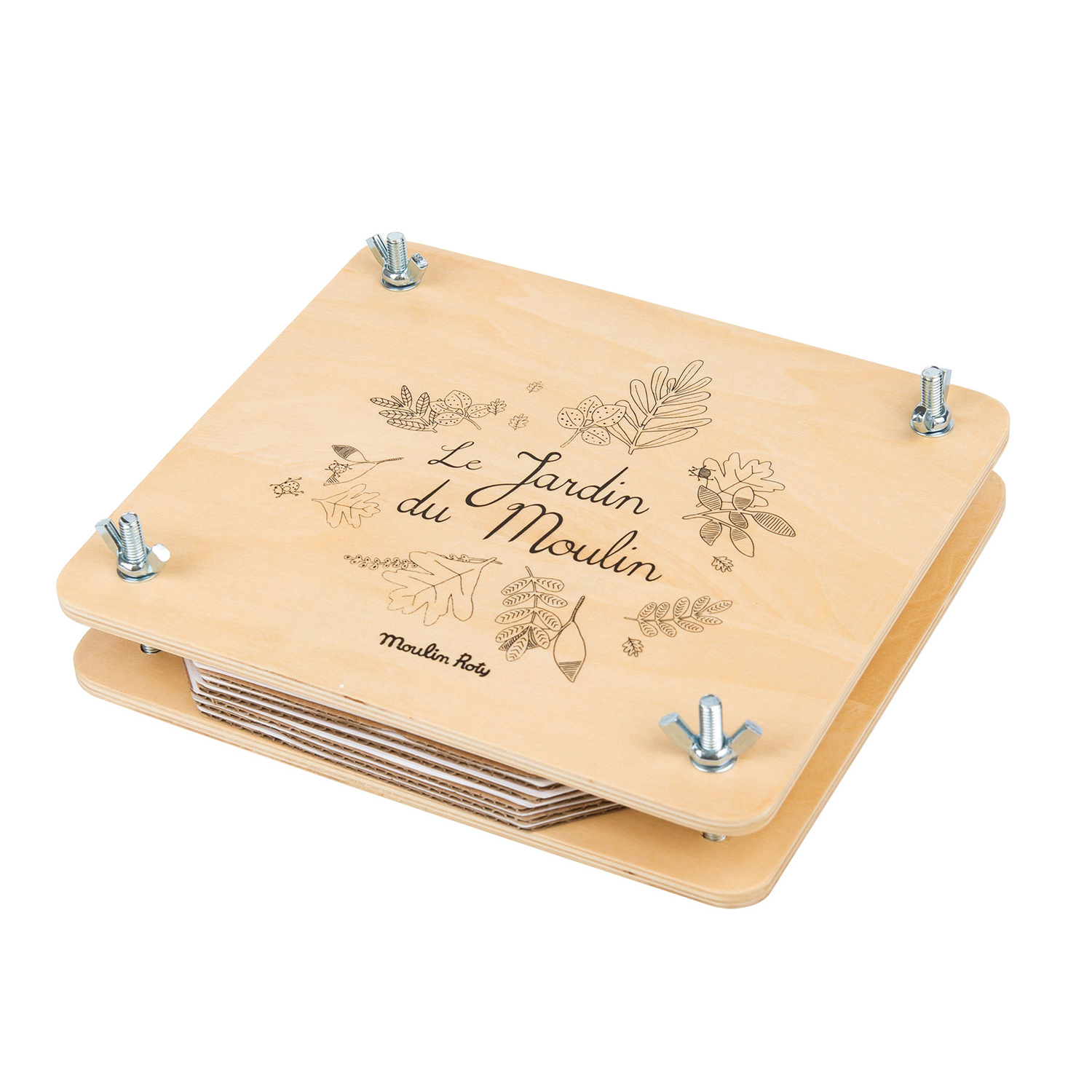 Moulin Roty Le Jardin pressa fiori legno
