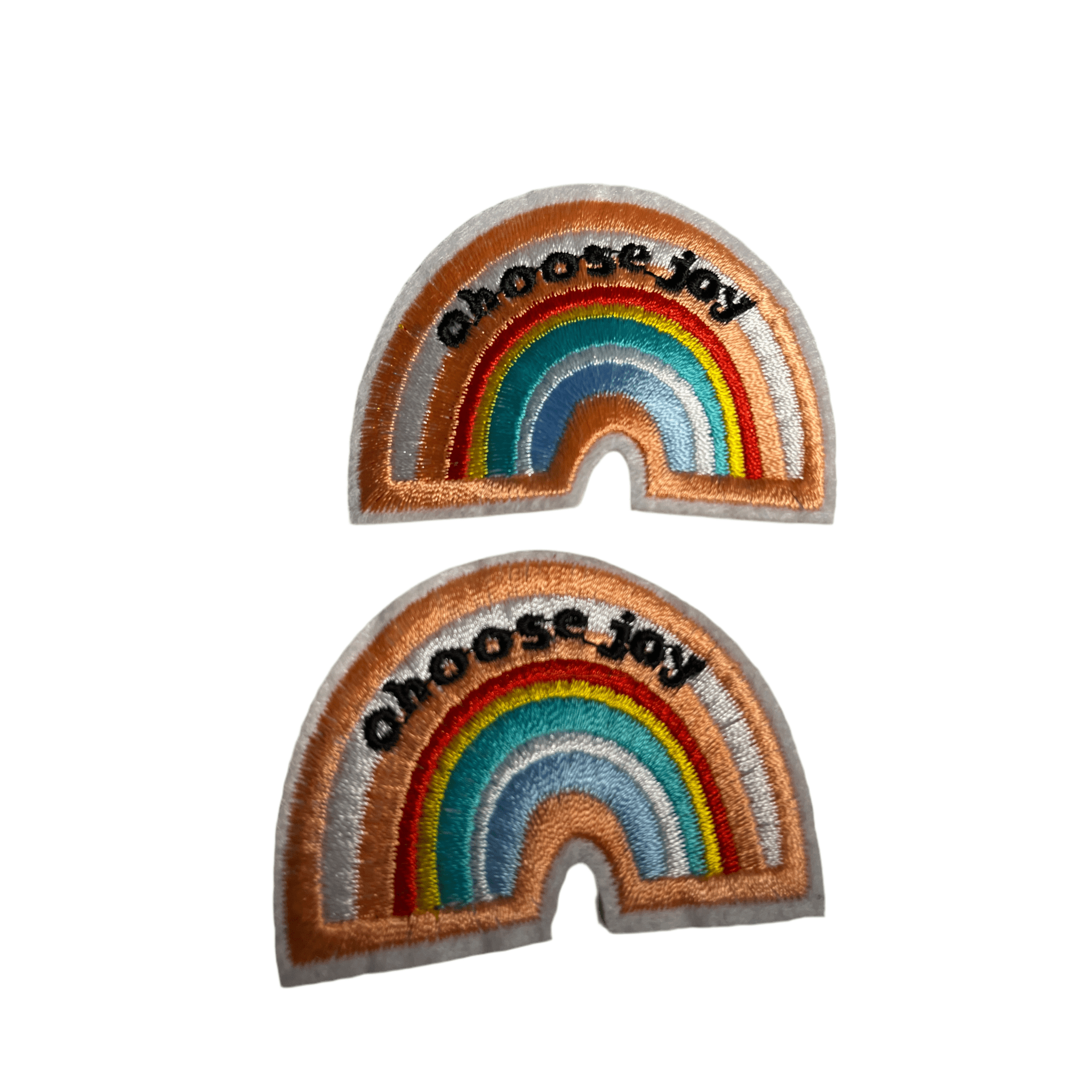 Slugs & Snails Rainbow toppa termoadesiva ricamata 1 pz