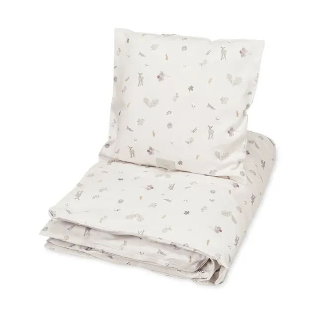 CamCam Copenhagen Fawn set copripiumino Junior 100x140 bosco