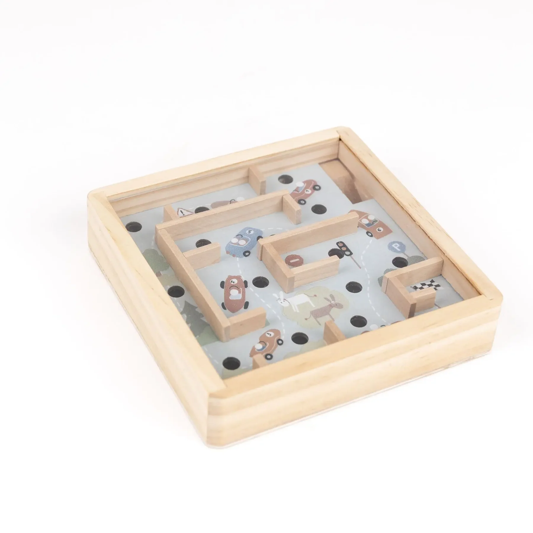 Egmont Toys Cars mini labirinto legno 15 cm abilità