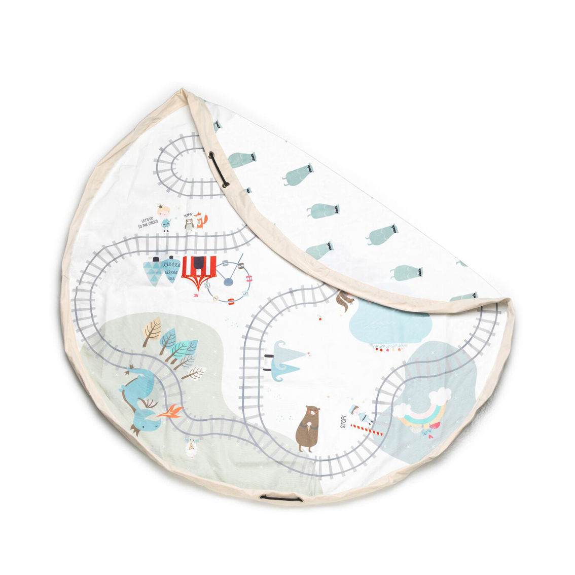 Play&Go Train Sacco Portagiochi Tappeto 140 cm