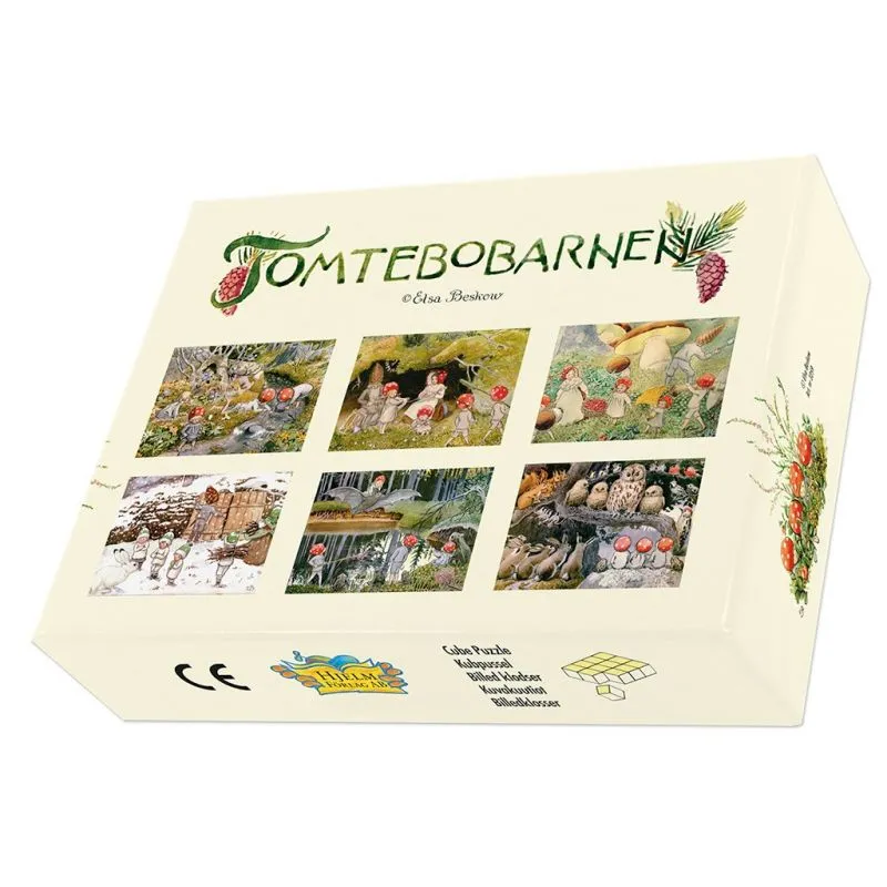 Elsa Beskow Children of the Forest puzzle 18 cubi