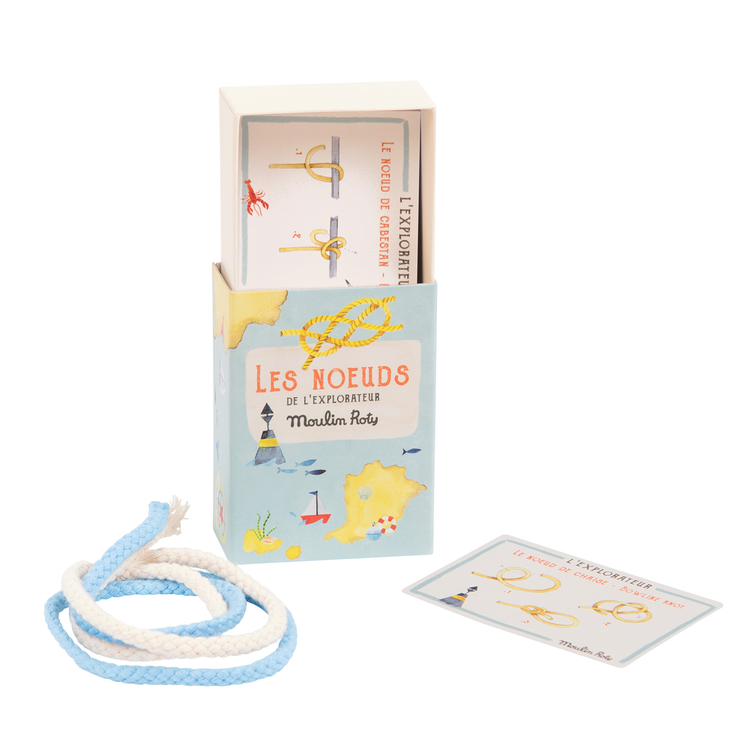Moulin Roty Le Jardin scatola nodi marinaio 8 nodi