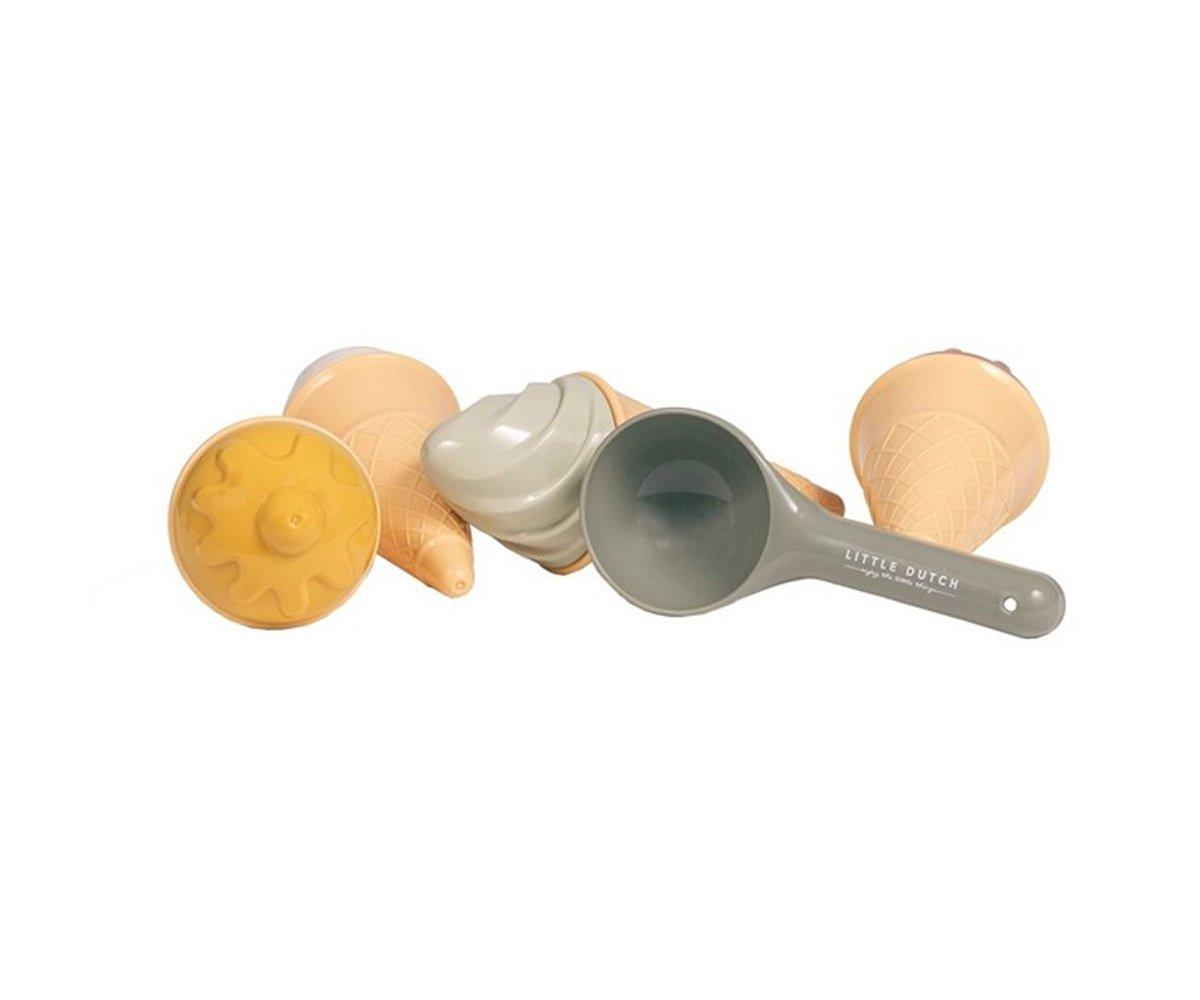 Little Dutch Set Formine Sabbia Gelati 9 Pezzi Spiaggia