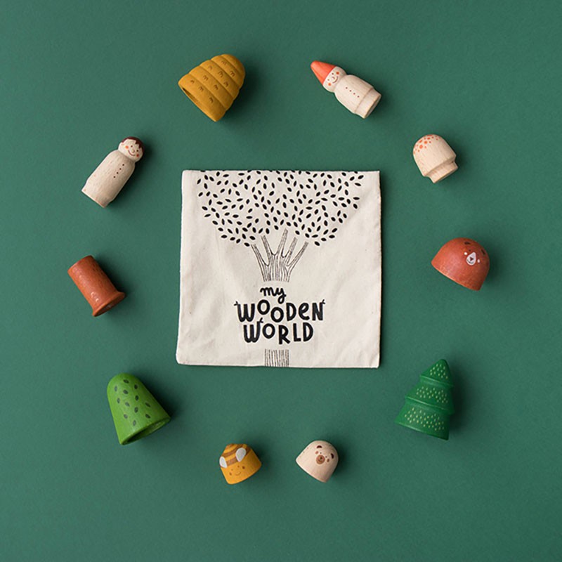 Londji My Wooden World Forest set gioco legno foresta