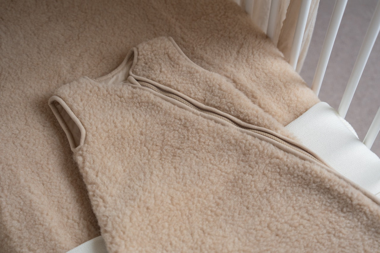 Kico Label sacco nanna invernale lana merino 70 cm naturel