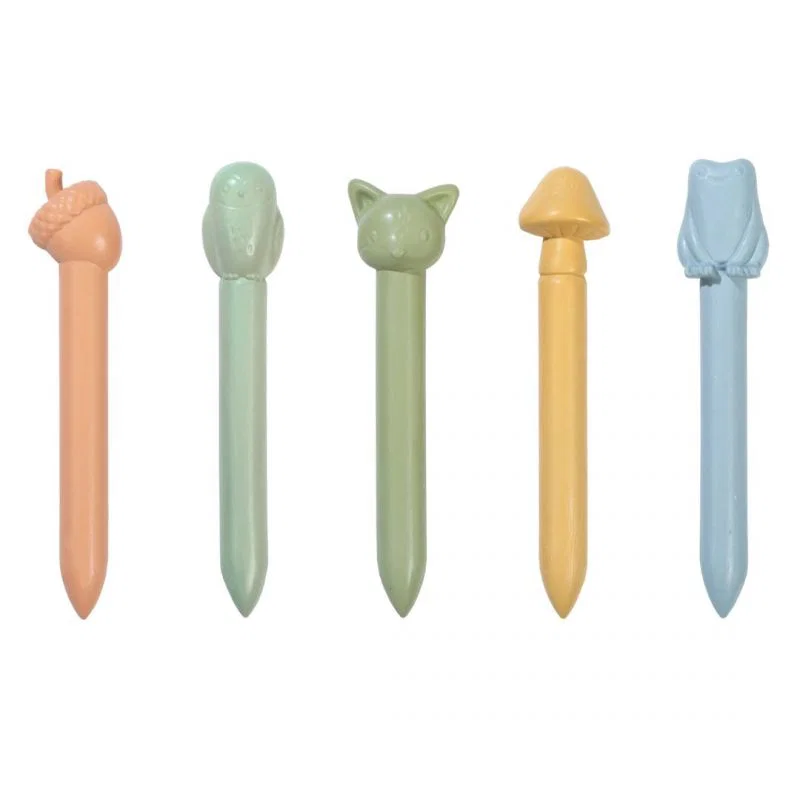 Little Dutch Forest Friends Pastelli a Cera 5 colori sagomati
