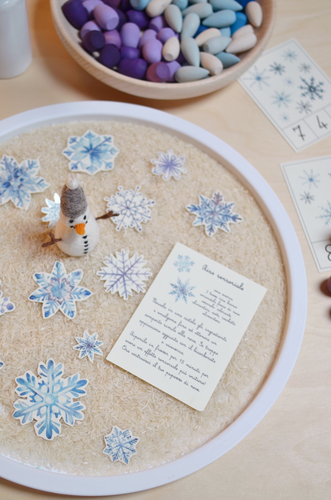 PlayKitBaboo La neve sul mare kit attività inverno