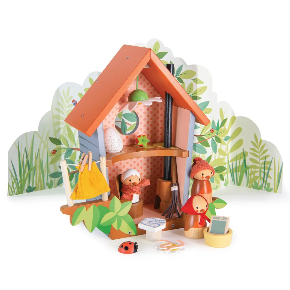 Tender Leaf Robin's Nest Box casetta legno 27 cm nido