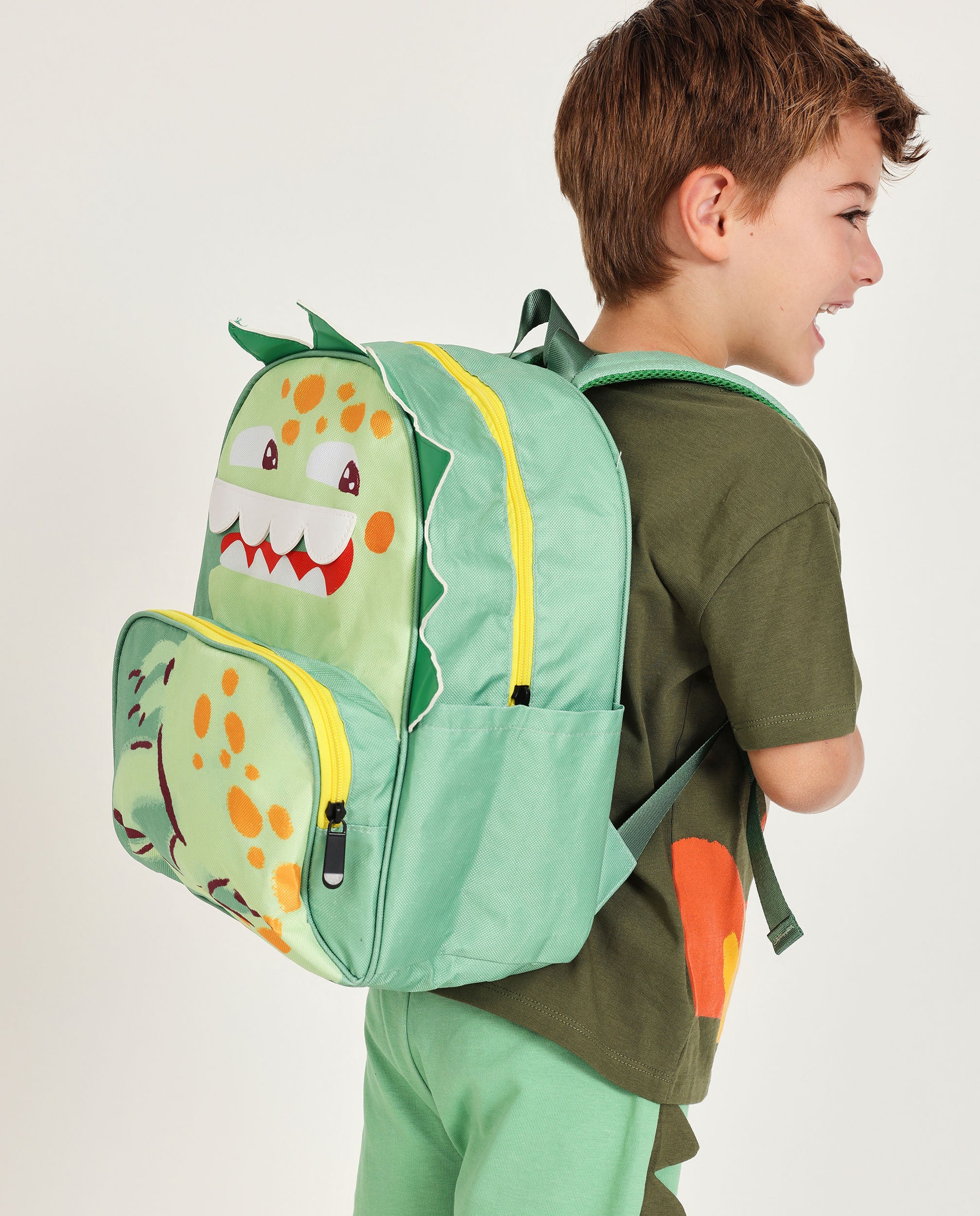 Tuc Tuc zaino bambino dinosauro verde