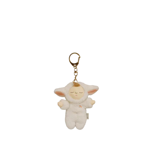 Olliella Cozy Bag Charm Lamby Pookie portachiavi peluche