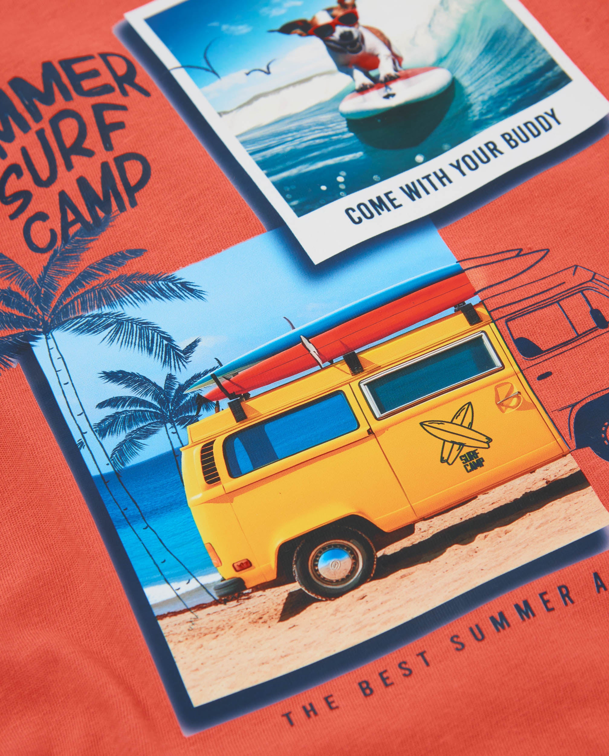 Tuc Tuc maglietta bimbo arancione surf smanicata
