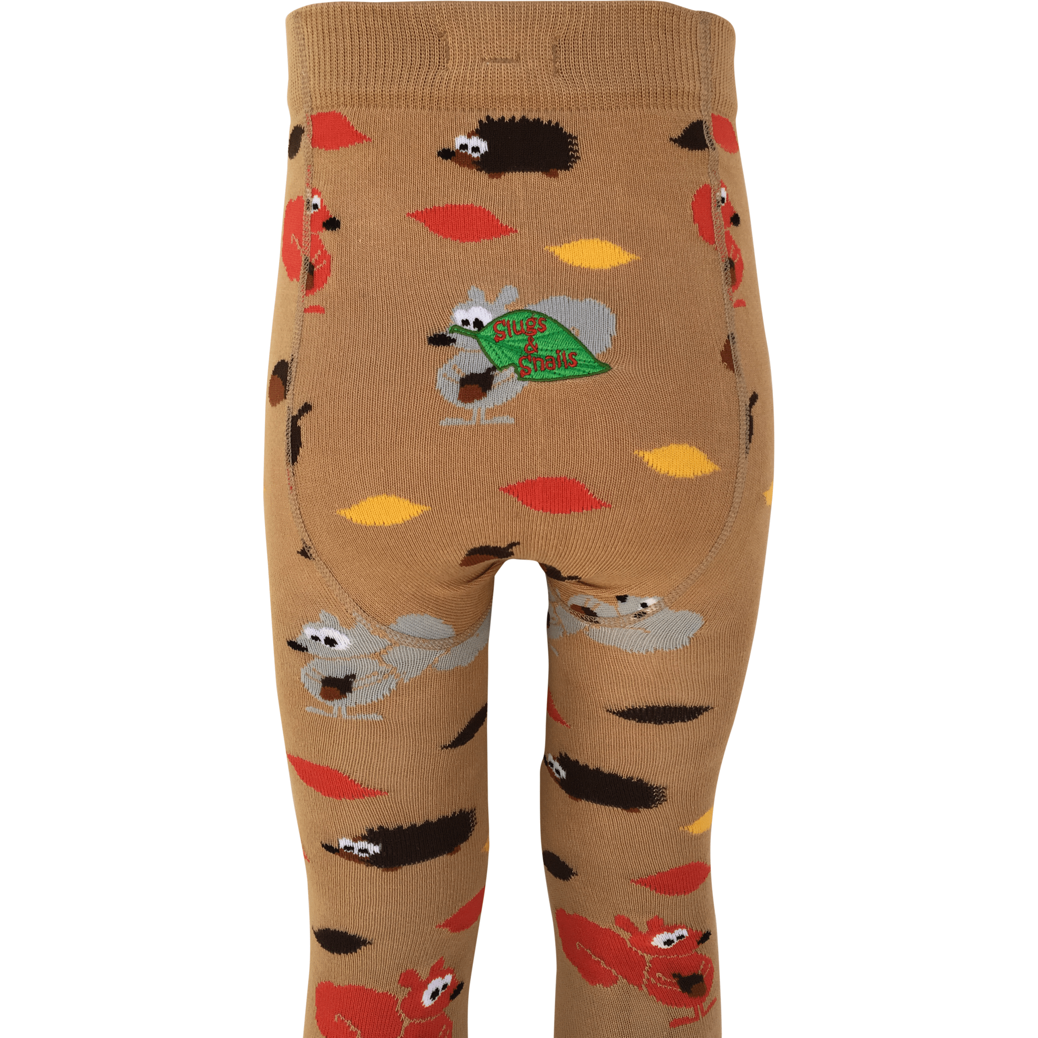 Slugs & Snails Autumn collant marroni scoiattoli bio