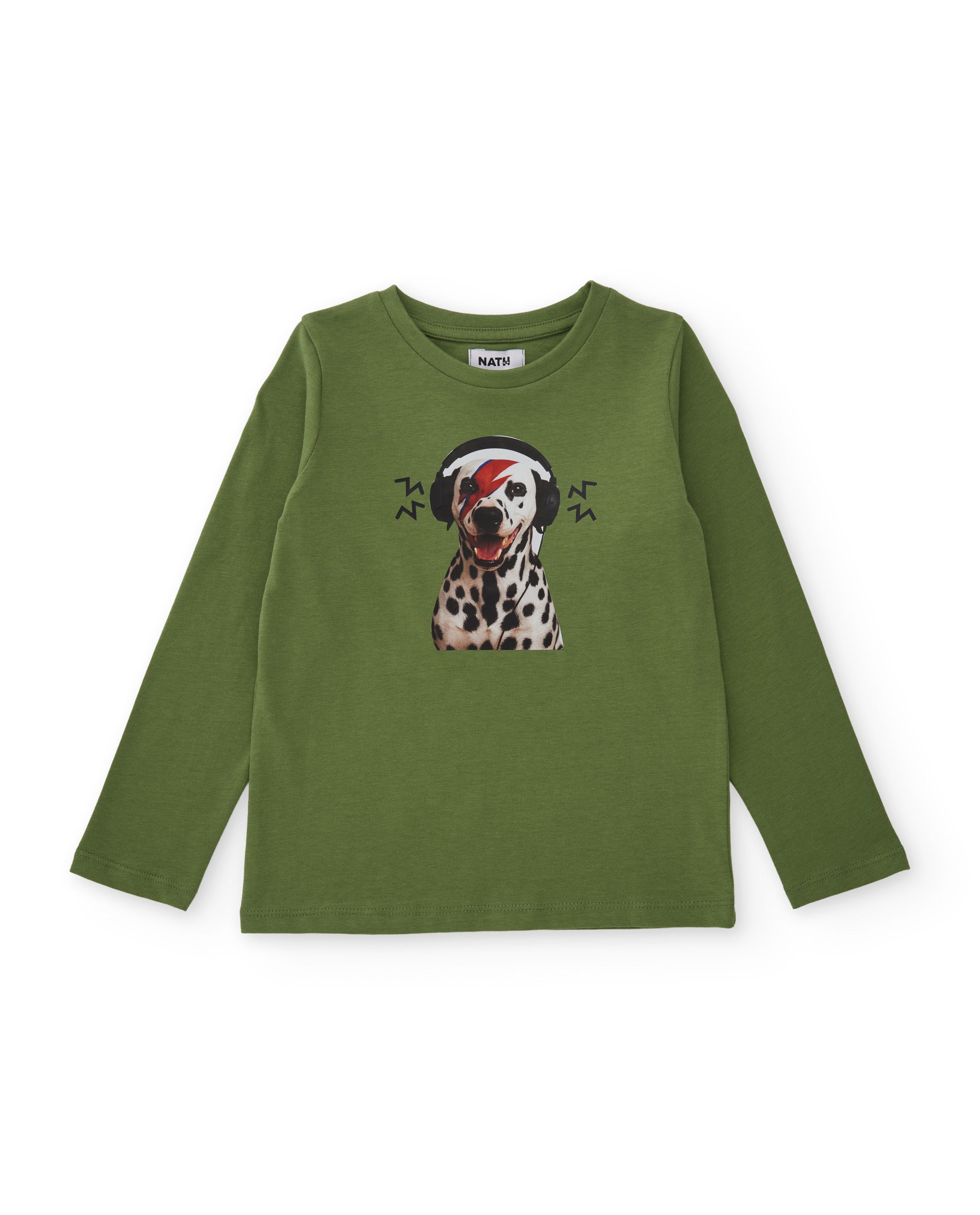 Tuc Tuc maglietta manica lunga bambino dalmata verde oliva