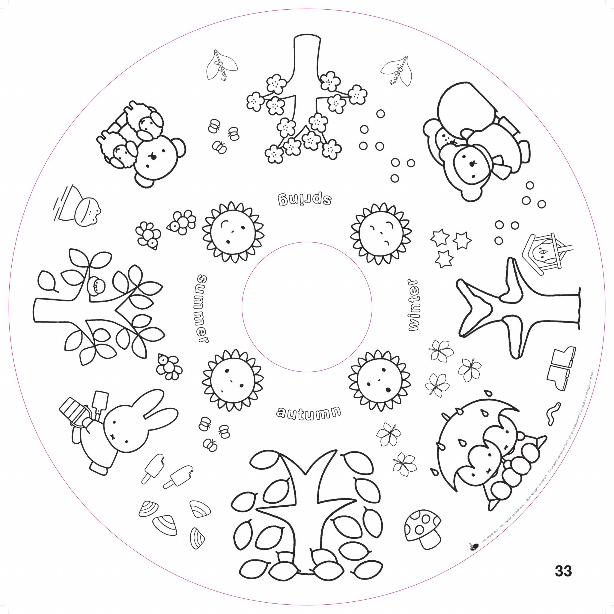 Drawin Table Little Friends fogli disegno 20 pezzi 200 gr