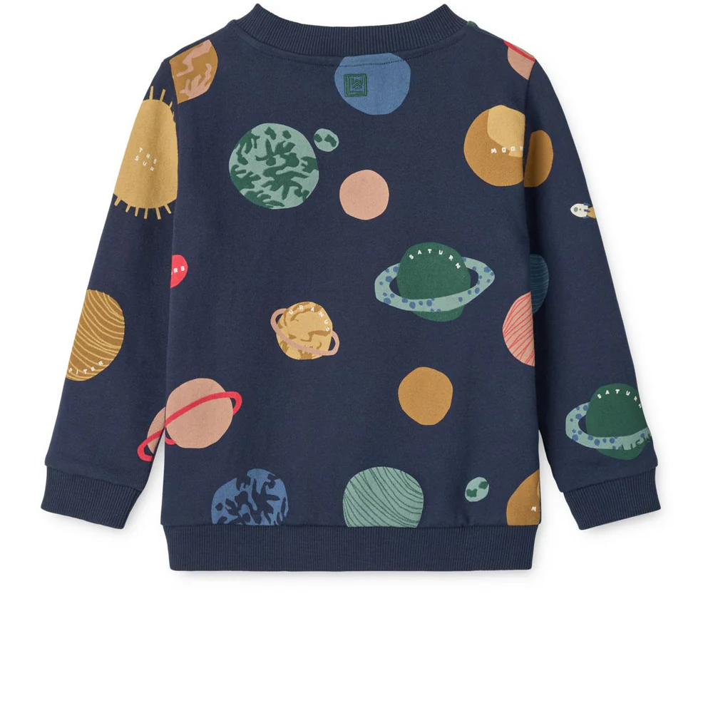 Liewood Thora Universe felpa in cotone bio
