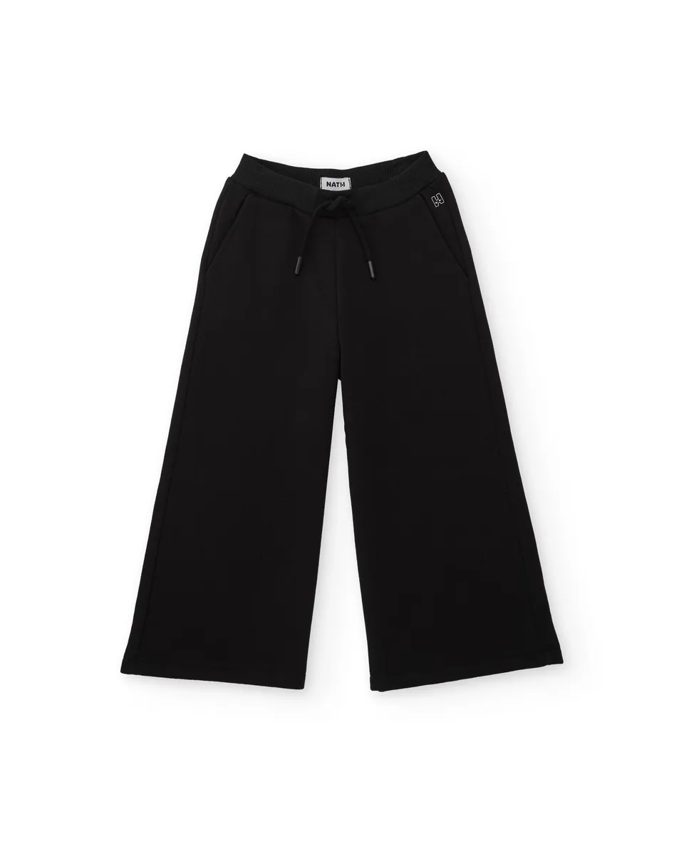 Tuc Tuc pantaloni felpa bambina neri dritti