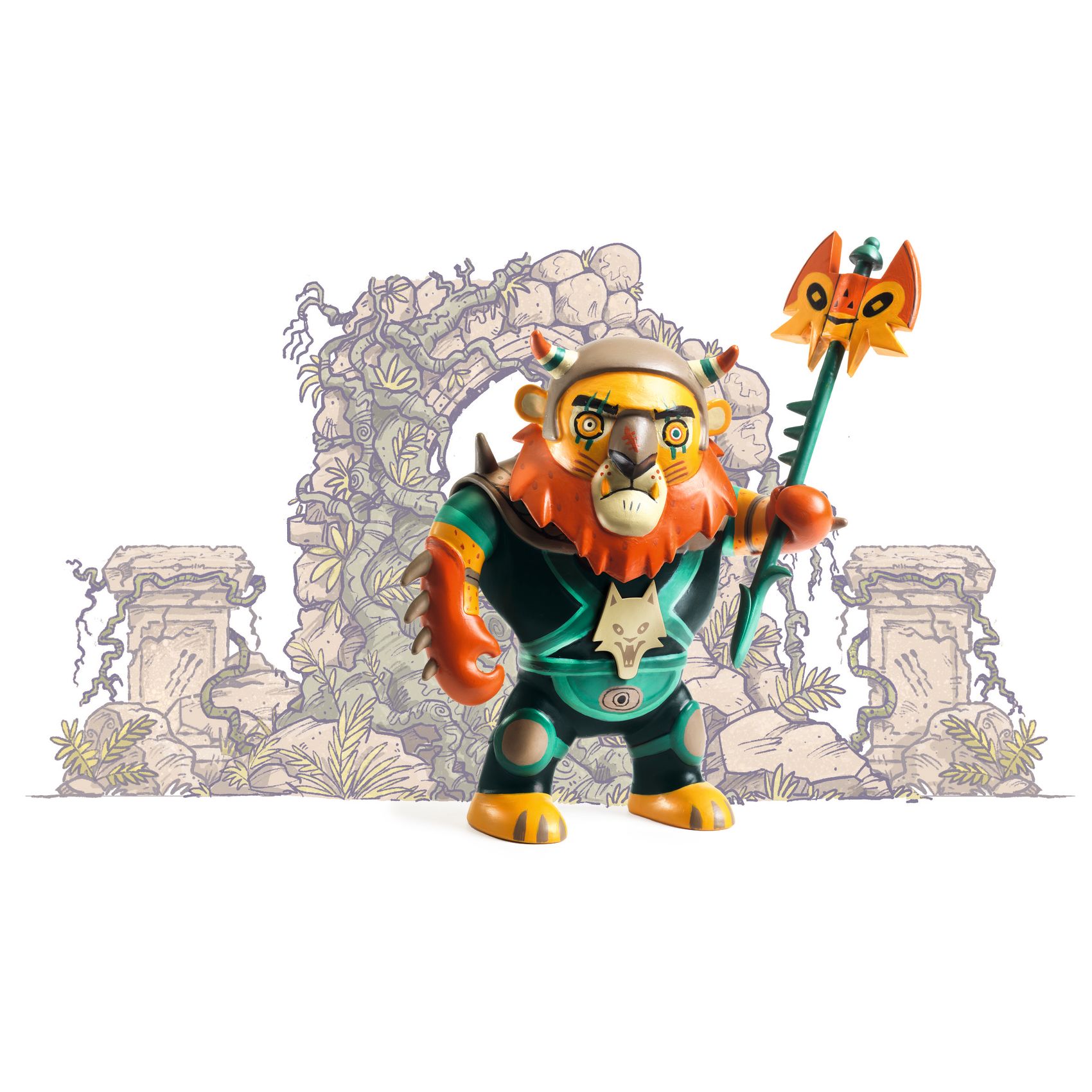 Djeco Arty Toys Ze Furious figura in vinile articolata