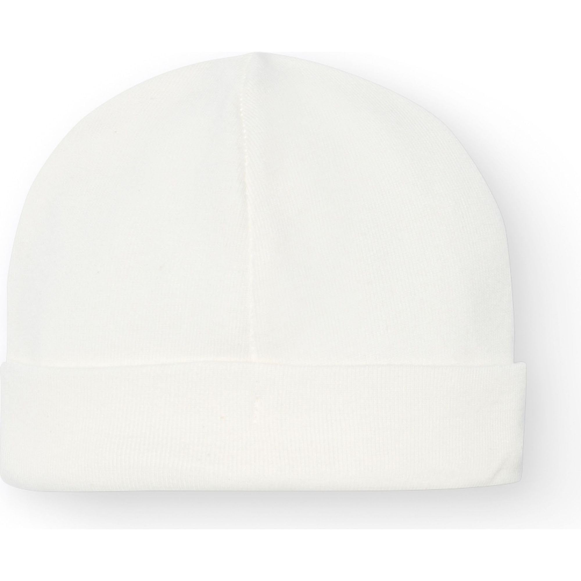 Babidu cappellino neonato cotone bianco ipoallergenico