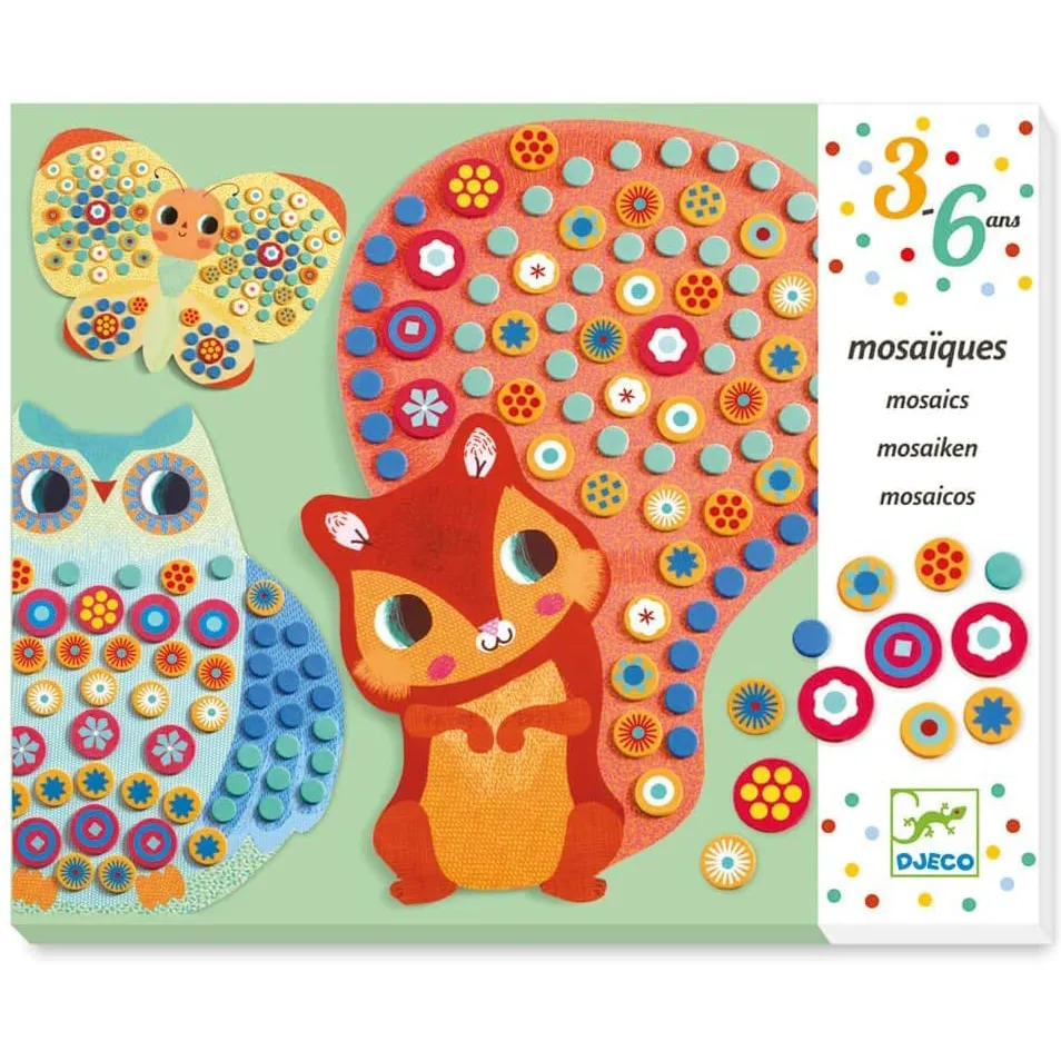 Djeco Mosaico Milfiori set creativo 300 stickers