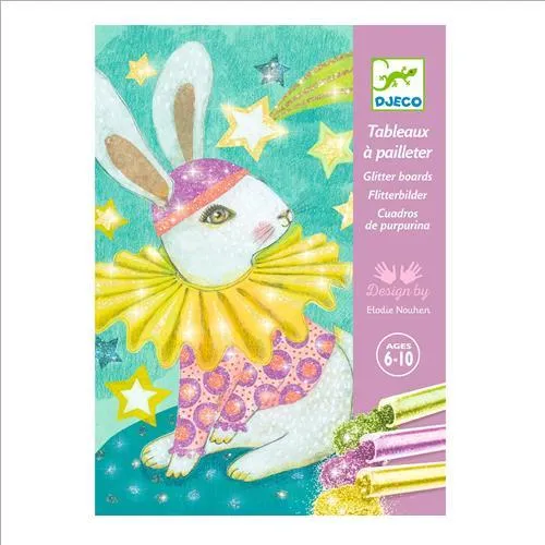 Djeco Carnival sabbie glitterate set 4 quadri