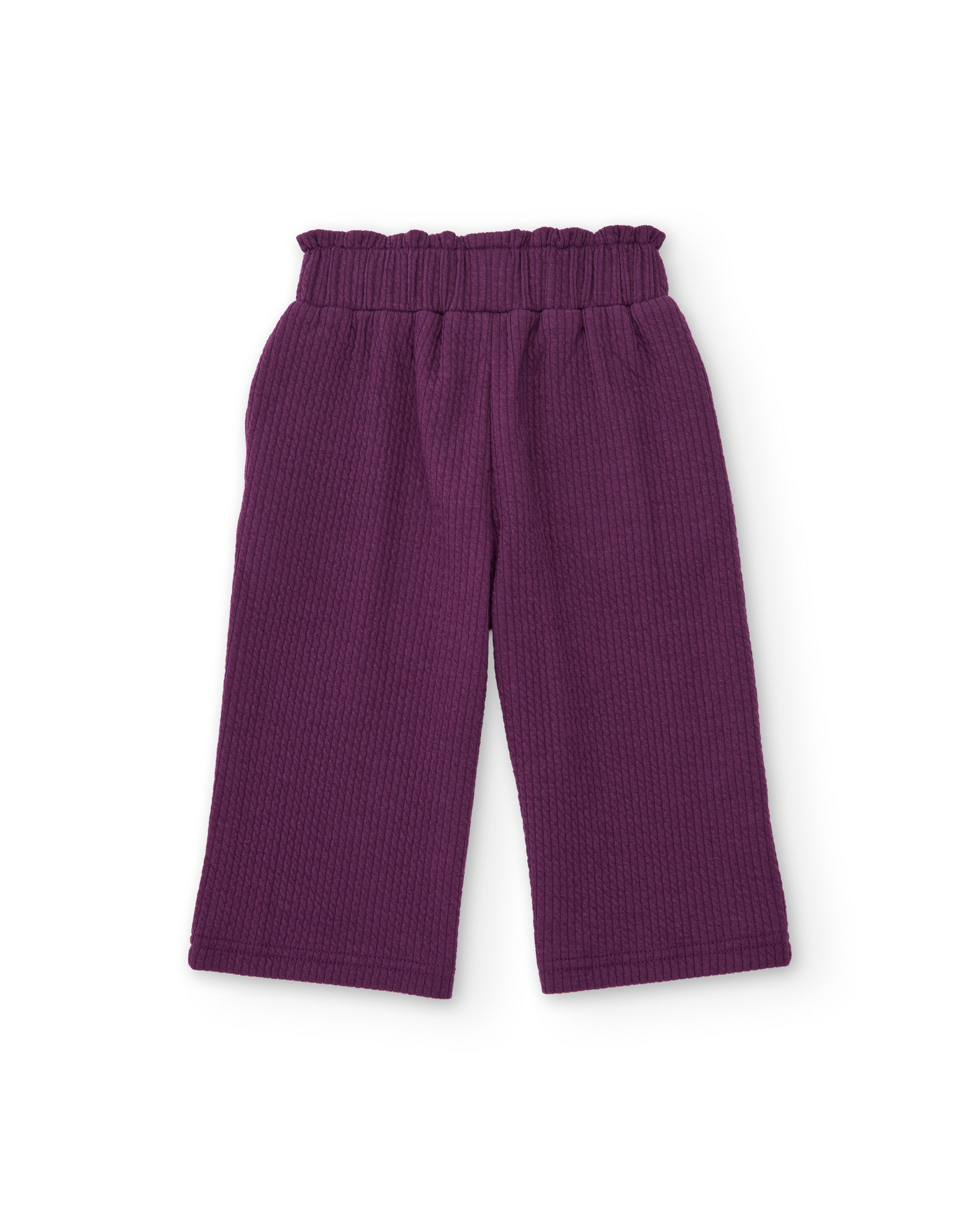 Tuc Tuc pantaloni bambina viola a costine