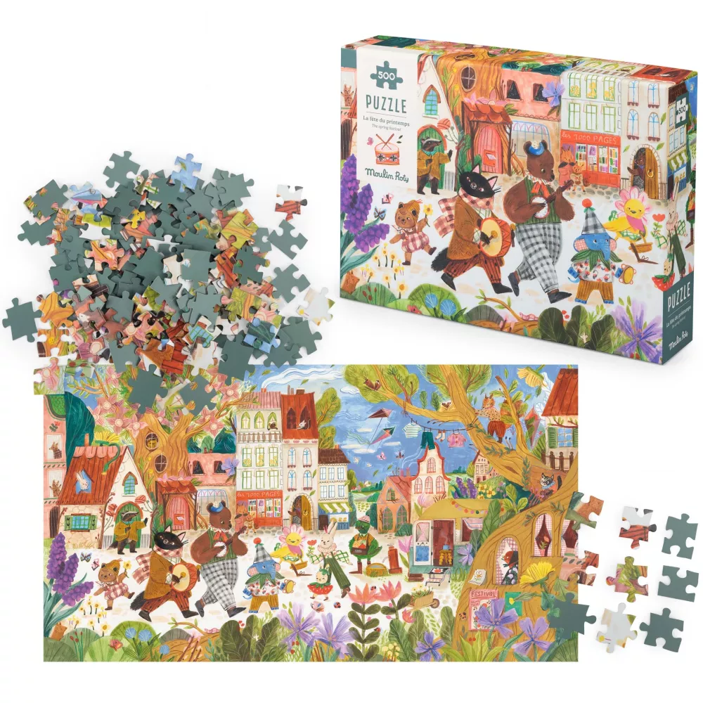 Moulin Roty Les Minouchkas Festa di primavera puzzle