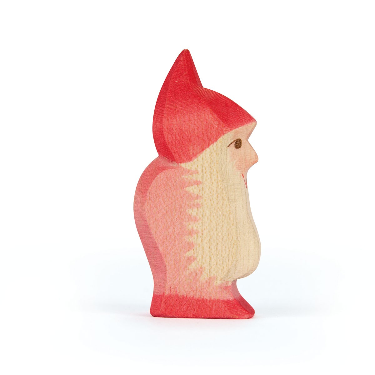 Ostheimer nano rosso figura legno dipinta a mano 7 cm