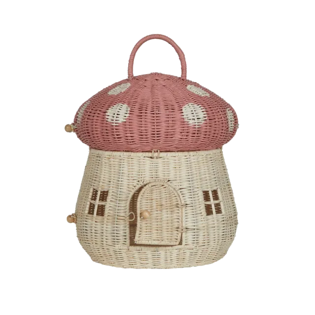 OlliElla Fungo casetta bambole musk in rattan