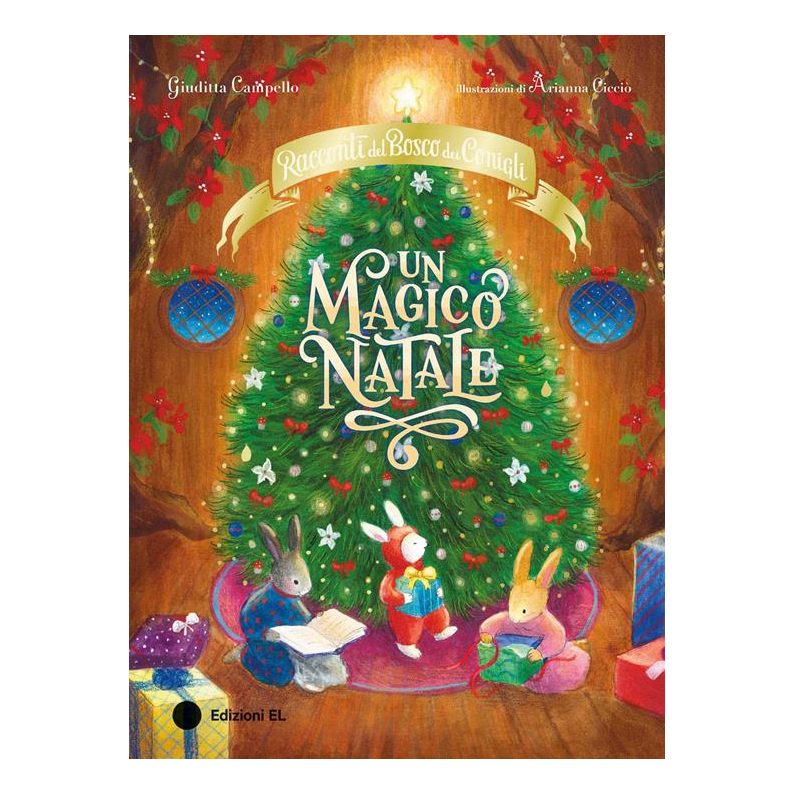 Edizioni EL Bosco dei Conigli Un magico Natale libro 3 anni