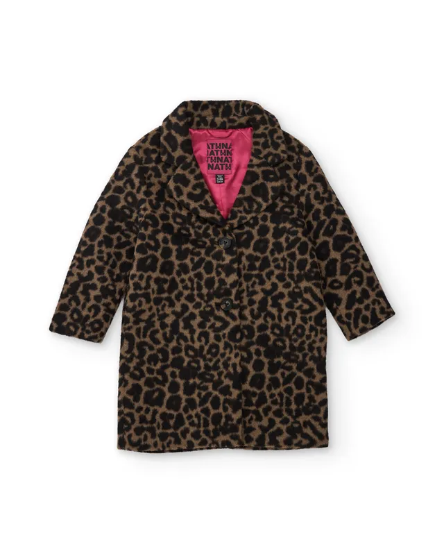 Tuc Tuc Hotel Paris cappotto bambina animalier marrone