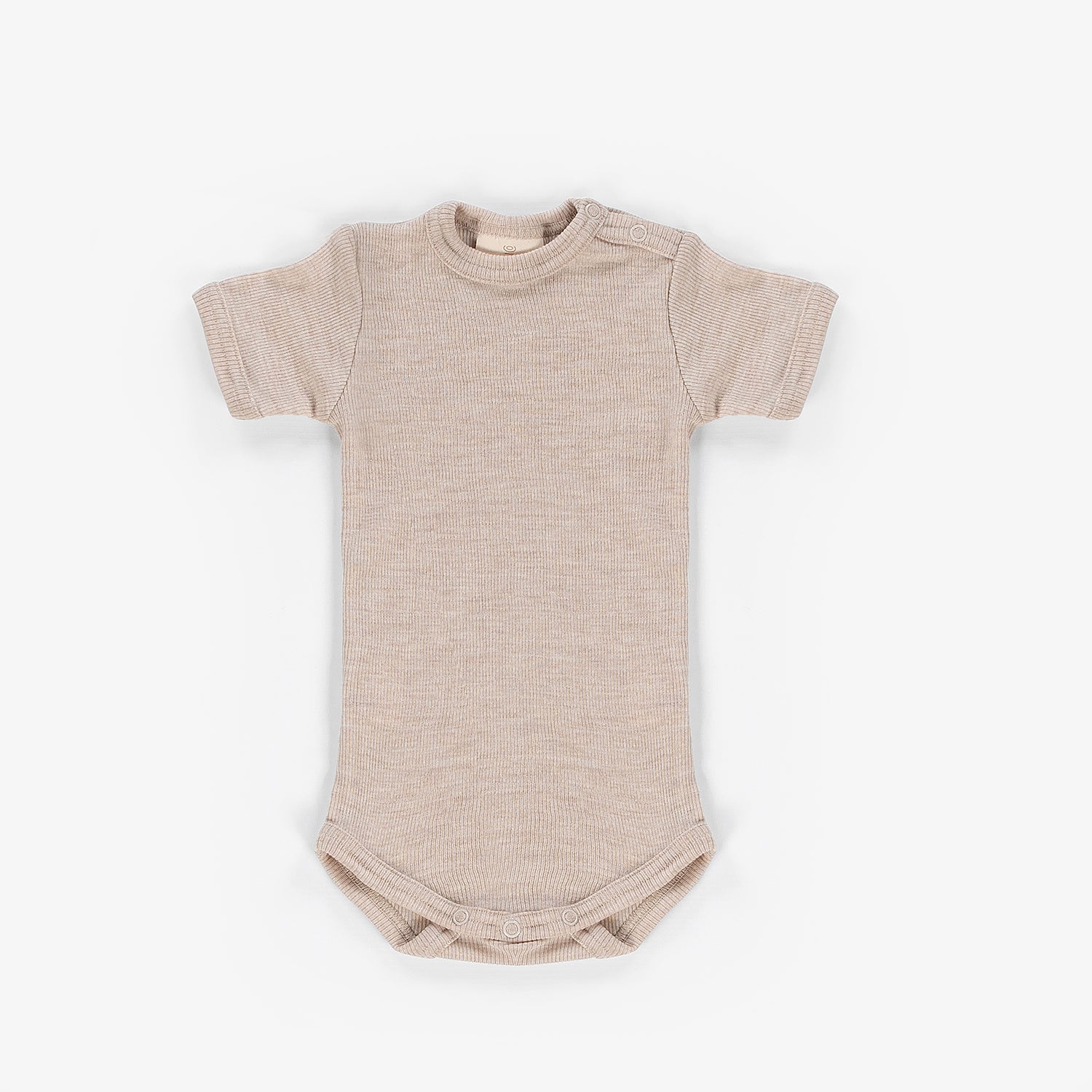 Kico Label romper maniche corte lana neonato