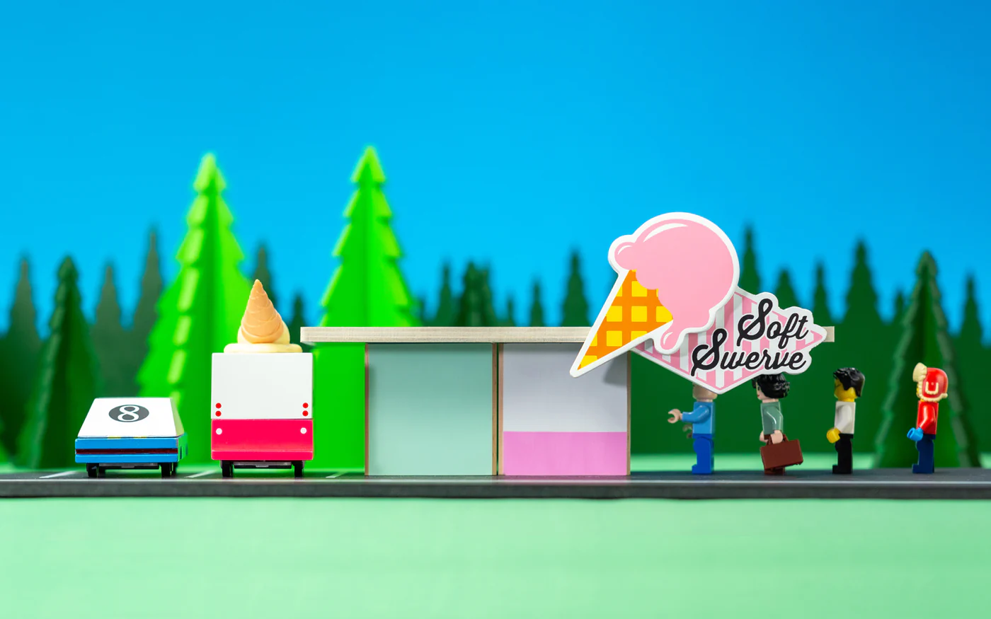Candylab Ice Cream Shack chiosco gelati legno 23 cm