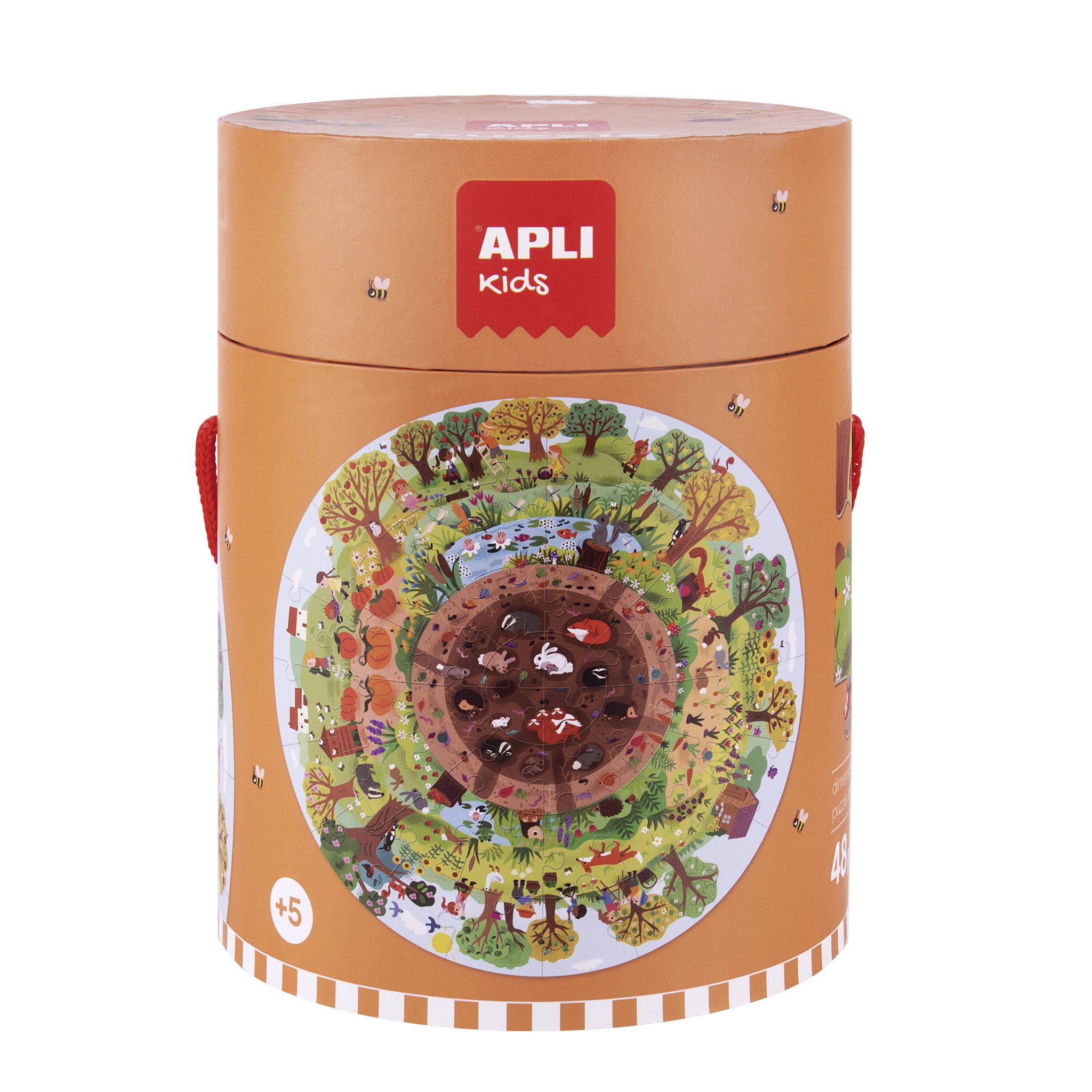 Apli Kids Biosfera 48 Pezzi puzzle rotondo 50 cm