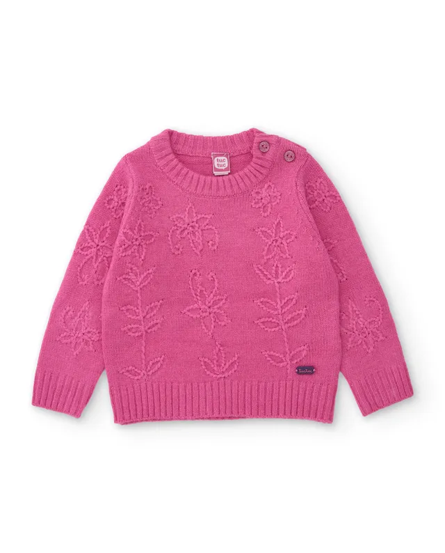 Tuc Tuc Mystic Forest maglione bambina rosa fiori