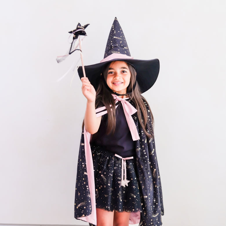 Mimi&Lula Tutù Nero Stelle Costume Halloween 30 cm