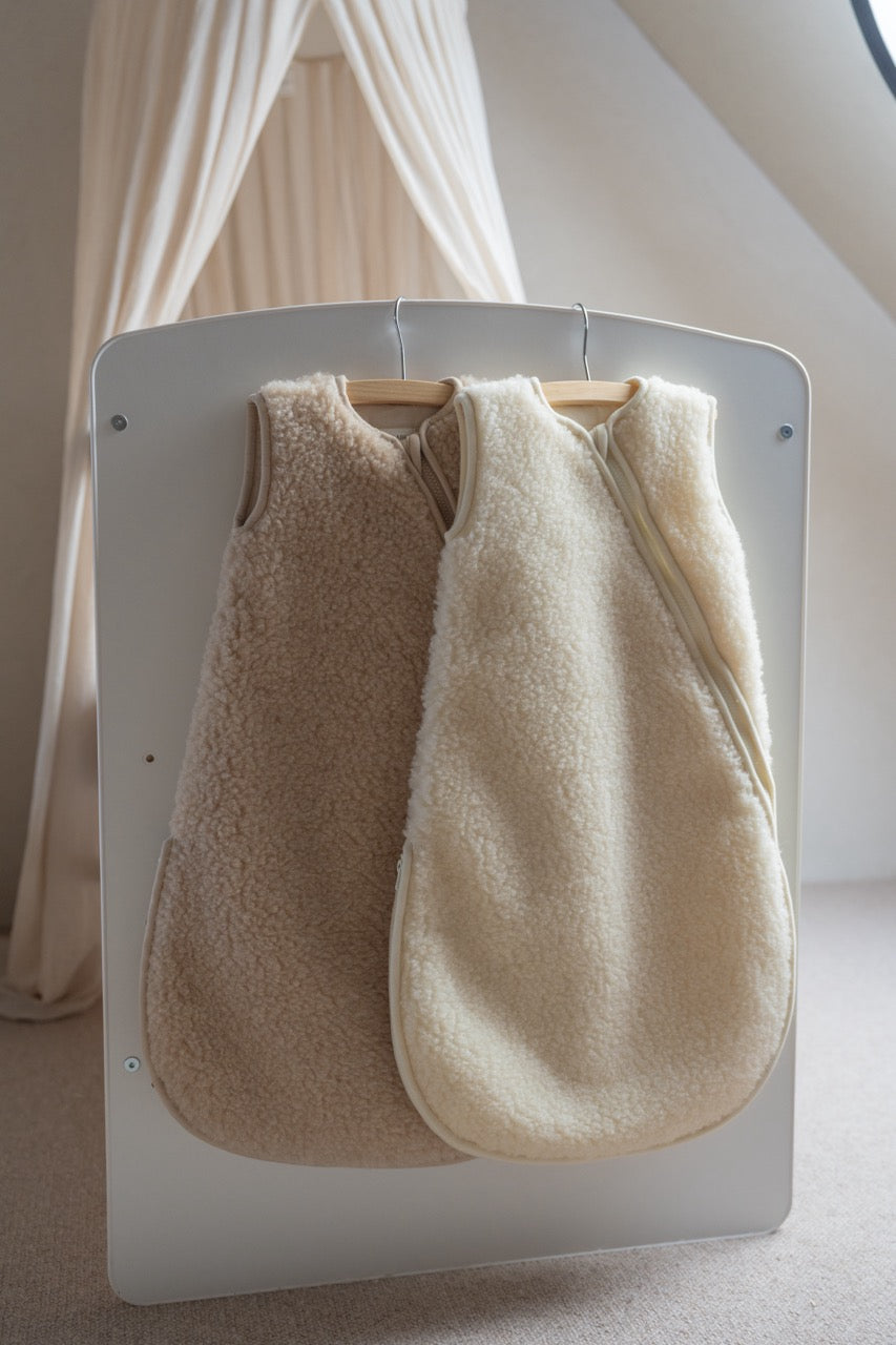 Kico Label sacco nanna invernale lana merino 70 cm naturel