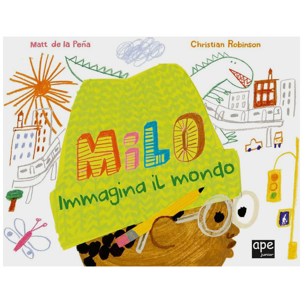 Ape Junior Milo immagina il mondo albo illustrato 3 anni