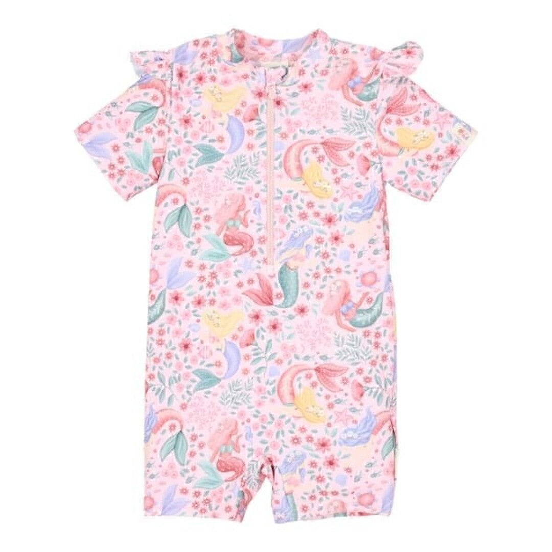 Little Dutch Sirene costume intero rosa UPF40+
