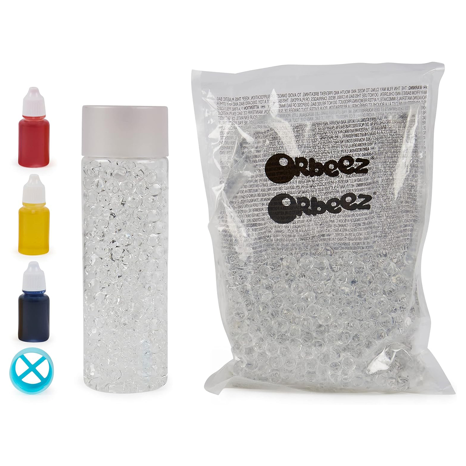 Orbeez Color Meez Perle d'Acqua Sensoriali 1000 Pezzi Pronta Uso