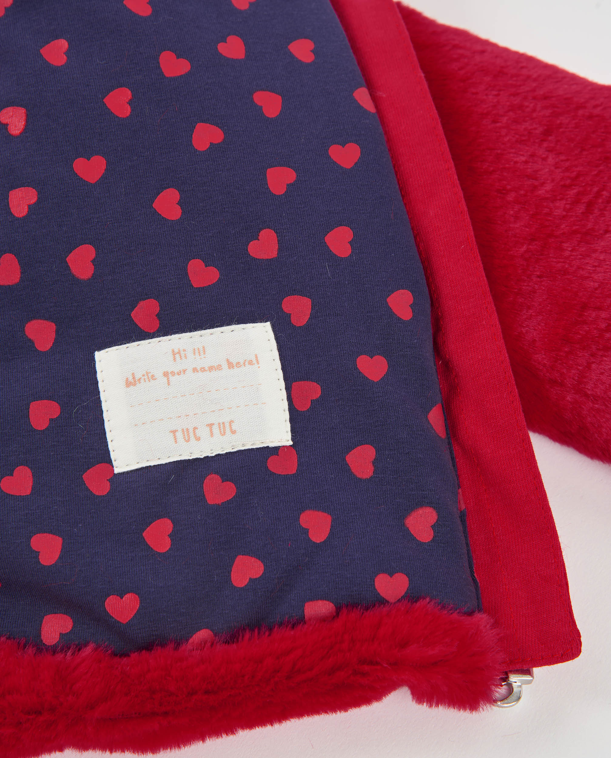 Tuc Tuc Good Wood cappotto bambina rosso cuori
