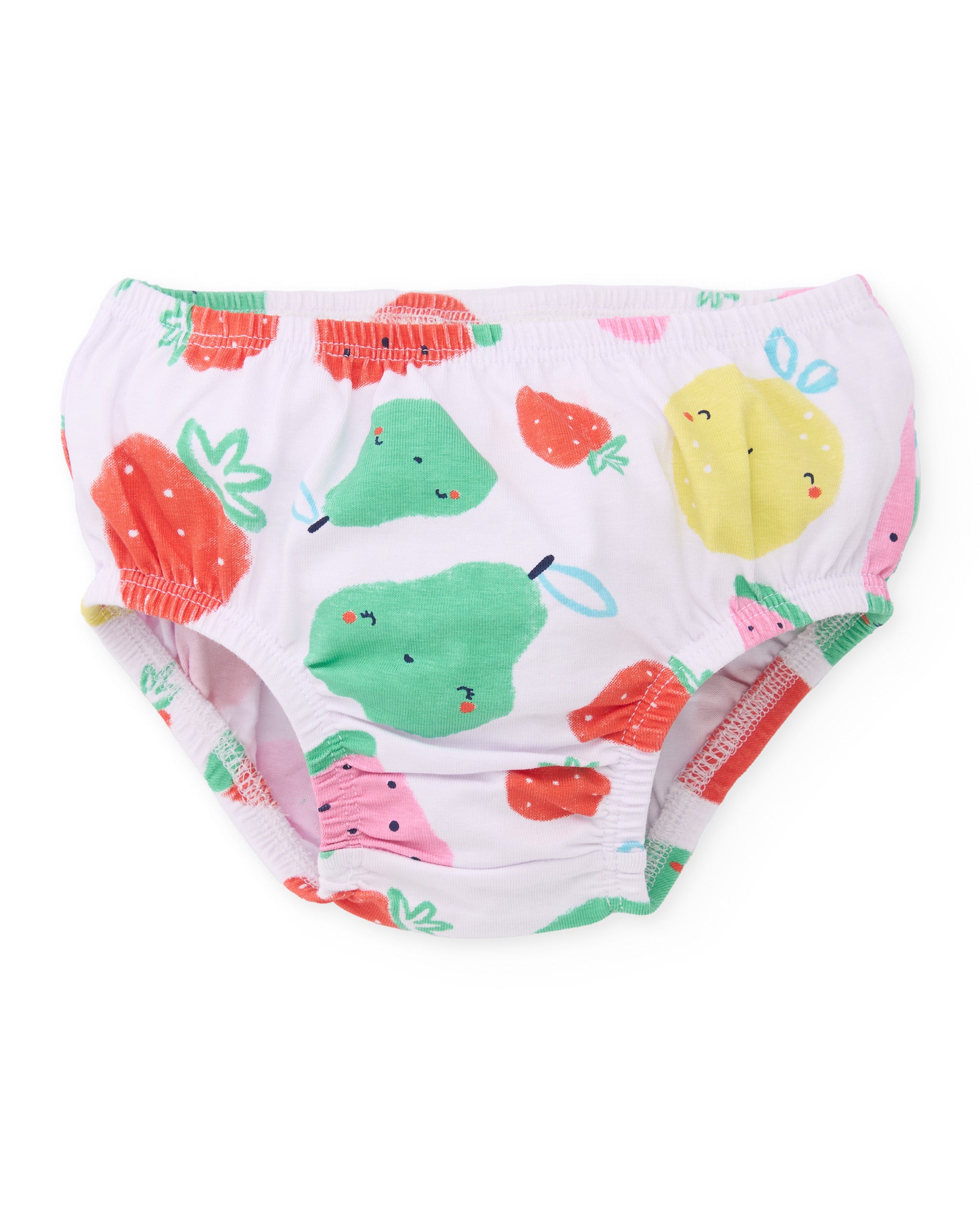 Tuc Tuc vestito neonata frutta bianco con culottina