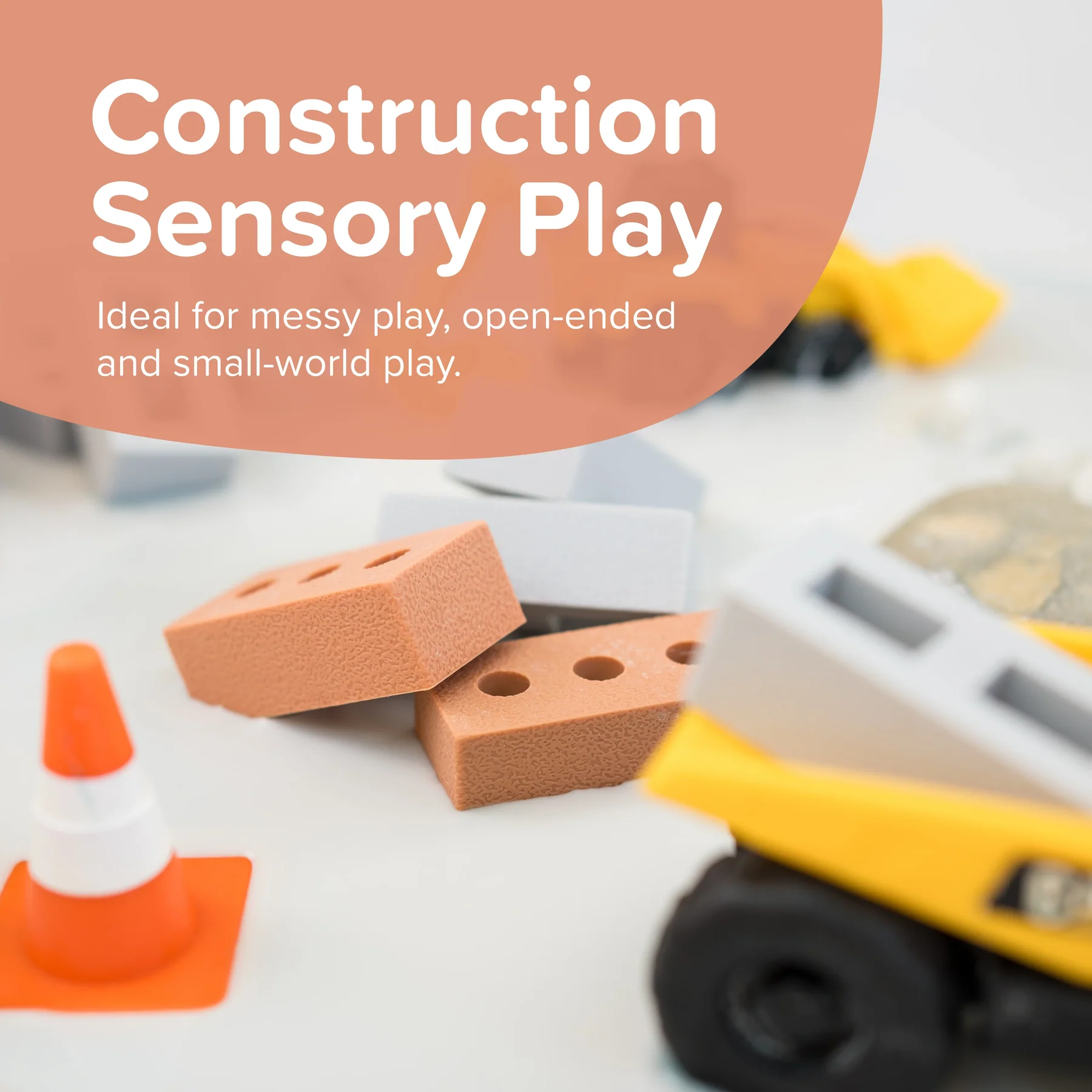 Inspire My Play Mini Bricks mattoncini silicone 25 pezzi