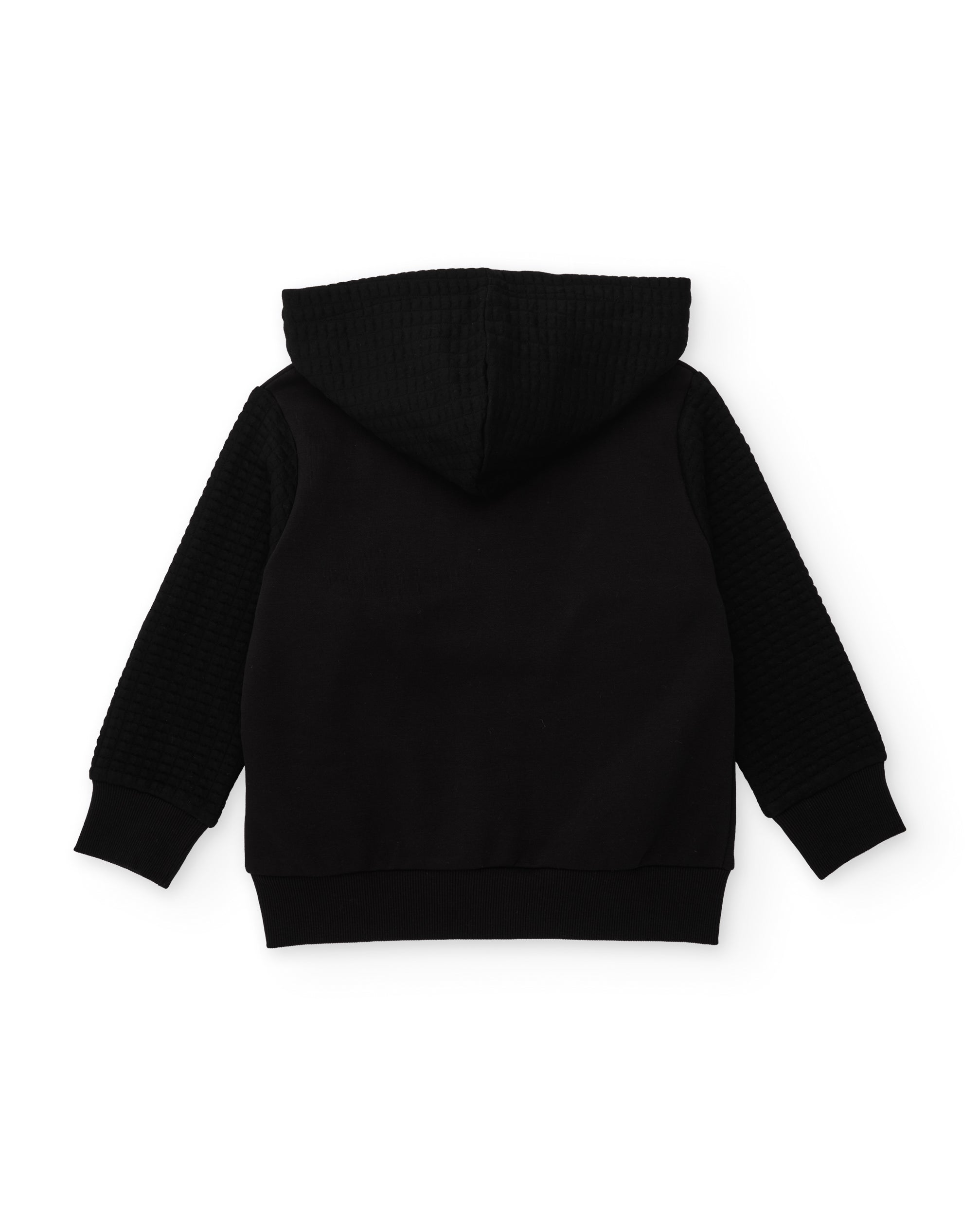 Tuc Tuc felpa pile bimbo con cappuccio nera