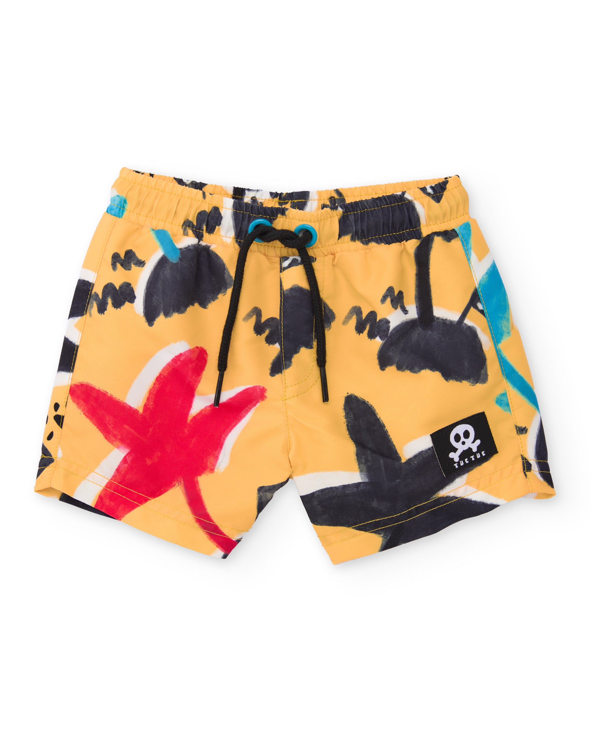 Tuc tuc boxer mare bambino giallo asciugatura rapida