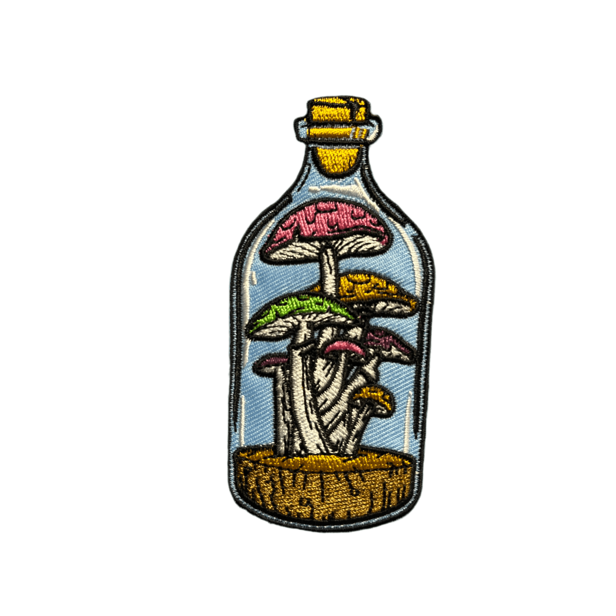 Slugs & Snails Mushroom toppe termoadesive funghi ricamate